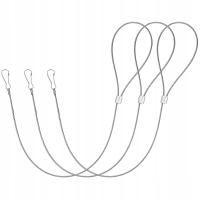 3SZT UNIWERSALNY CIĘGNO ZAMKA FURTKI DO OGRODZENIA NIERDZEWNA