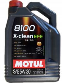 MOTUL 8100 X-CLEAN EFE 5W30 MB229.52 LL-04 GM 5L
