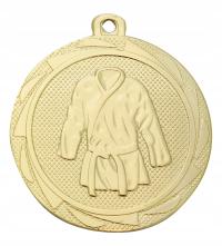 Медаль злотый цвет Дзюдо, Каратэ, боевые искусства 45мм лента