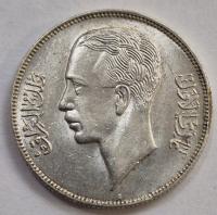 Irak 50 fils filsów 1937 - 1938 srebro rzadsze p. A184