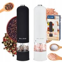 ELEKTRYCZNY MŁYNEK DO SOLI I PIEPRZU PRZYPRAW REGULACJA MIELENIA ZESTAW 2x