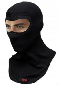 Długa kominiarka termoaktywna z kołnierzem na moto Ciepła zimowa XL/XXL.