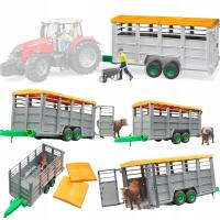 2-осевой прицеп для перевозки коров Bruder 02227