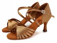 Танцевальная обувь танцевальная удобная латино обнаженная 7,5 см