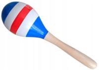 Маракас деревянный 20 см погремушка инструмент игрушка Маракас различные узоры