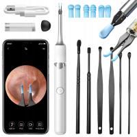 Отоскоп с камерой WIFI ушной очиститель эндоскоп плоскогубцы 2в1