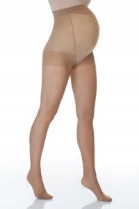 Rajstopy ciążowe na brzuch , elastan, Średni beż , Lida , 40den