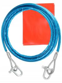 Буксировочный трос Carmotion 58134 стальной 5 Т 4 м