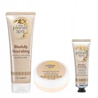 AVON Zestaw kosmetyków PLANET SPA dla dłoni i stóp z masłem SHEA _ 3w1