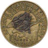 Francuska Afryka Równikowa 10 franków 1958 Kamerun
