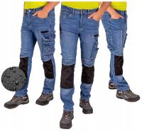 Spodnie ROBOCZE męskie ELASTYCZNE jeans BOJÓWKI wytrzymałe FIRI