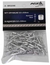 NIT ZRYWALNY AL 3,2X9,6 MM /ZESTAW 100 SZT/