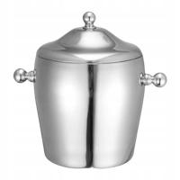 Wiaderko na lód Łatwe do przenoszenia Zagęszczone wiadro ze stali nierdzewnej z pokrywką Styl A