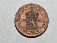 Holenderskie Indie Wschodnie 2 1/2 centa 1945 rok -NR0264