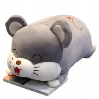 pluszowa zabawka szara mysz do ściskania 50cm