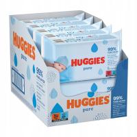 HUGGIES влажные салфетки Pure 10x56 шт