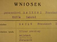 Krzyż Zasługi - Korpus Ochrony Pogranicza - KOP - Łużki - Lwów - adiutant