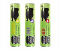 Cosma Snackies tubki Mini przysmaki dla kota mix 3 smaków 46g.