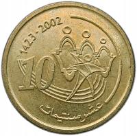 MAROKO 10 SANTIMAT 2002 LUDZIE 26G1