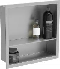 MEXEN X-WALL-R полочный фланец 30x30 INOX