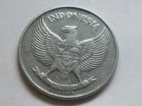 nr1078 Indonezja Stara Moneta 25 Sen 1957