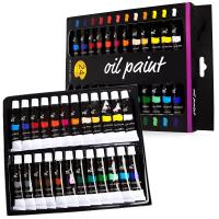 Масляные краски профессиональный набор красок для рисования 24 x 12 мл