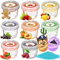 Сахар 8X 100 г красочный ароматизированный набор в ведрах Вариант 3 добавки