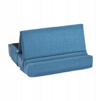 Podstawka pod tablet, miękka podkładka pod tablet, 3 kąty widzenia, płaska, niebieska