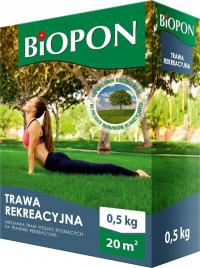 TRAWA REKREACYJNA BiOPON nasiona traw 0,5kg - 20m²