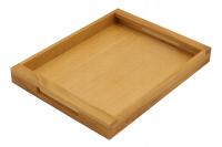 TACA drewniana DO SERWOWANIA kelnerska taca 45x35 dębowa