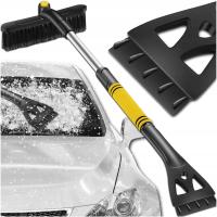 SKROBACZKA SZCZOTKA ZMIOTKA 2W1 TELESKOPOWA SKŁADANA DO AUTA SZYBY ŚNIEGU