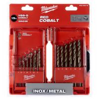 Набор сверл для металла кобальт 19шт из нержавеющей стали Milwaukee Cobalt
