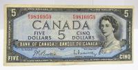 KANADA 5 DOLLARS 1954