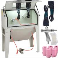 ZESTAW PIASKARKA KABINOWA KABINA 350l GÓRNE OTWARCIE + DYSZE + FILTRY