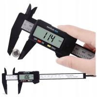 SUWMIARKA ELEKTRONICZNA CYFROWA LCD 0-150mm CARBONOWA ODCZYT 0,01 Z BATERIĄ