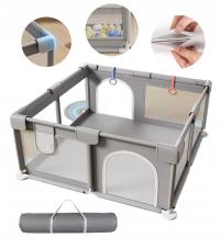 KOJEC DLA DZIECKA SUCHY BASEN DLA DZIECI PLAC ZABAW 150X200 POKROWIEC SZARY