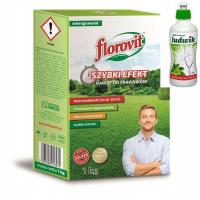nawóz Florovit do trawników szybki efekt 1kg + płyn do naczyń Ludwik gratis