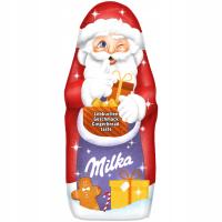 Санта - Клаус шоколадный пряничный Молка 95г большой для праздников Рождество
