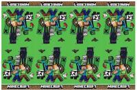 Obrus Minecraft Urodziny Gracza Foliowy 120x180 cm