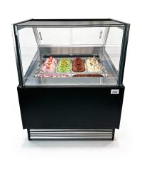 Witryna/lada/konserwator do lodów szyba prosta RTD-6PZ BLACK