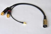 Mogami DIN 5 RCA межсоединение поворотный стол массовый кабель адаптер
