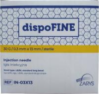 Игла для инъекций иглы dispoFINE контур j. u. 0,3 мм x 13 100шт. МИЗОТЕРАПИЯ
