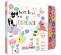 В саду bzzz звуковая книга картонная игра 12 звуков животных