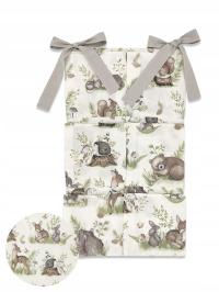 Przybornik pionowy do łóżeczka Spokojny Las Natural Miminu