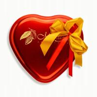 Сердце с пралине в элегантной металлической упаковке-25 шт.