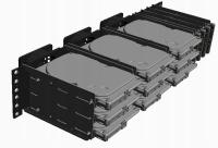 R-CASE - HDD Holder uchwyt do montażu dysków 9 x HDD , 4 x SSD