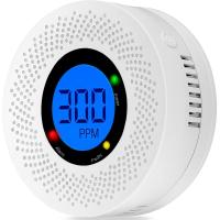 CZUJNIK CZADU DETEKTOR TLENKU WĘGLA CO BEZPRZEWODOWY EKRAN LCD PRO+