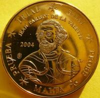 10 EURO CENT MALTA 2003 JEAN DE LA VALETTE PRÓBA