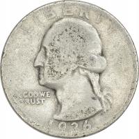 16.USA, 1/4 DOLARA 1936