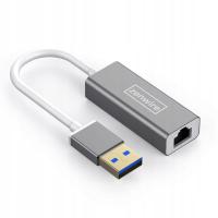 Переходник USB Zenwire 97359777 к Ethernet RJ-45 серый